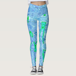 Abstrakter Lavendel Leggings