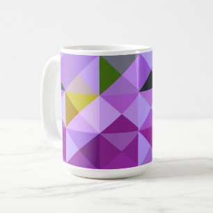 Abstrakter Lavender Geo Tasse Cup