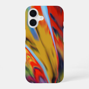 Abstrakter lebendiger Farbstrudel-Handyhülle iPhone 16 Hülle