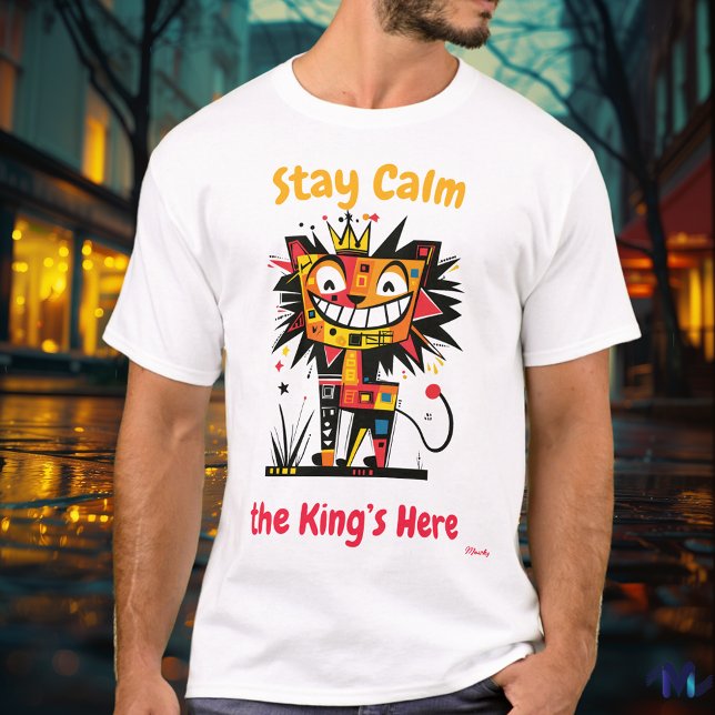 Abstrakter, lebendiger Lion King T - Shirt (Von Creator hochgeladen)