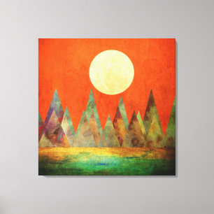 Abstrakter Leinwanddruck