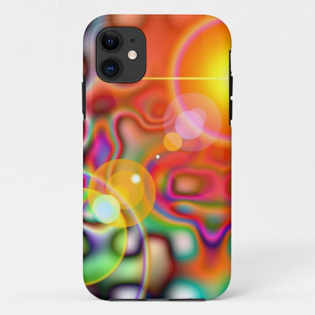 abstrakter Leuchtkasten Case-Mate iPhone Hülle (Rückseite)