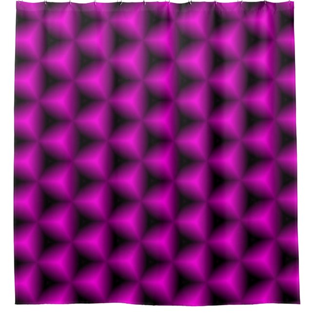 Abstrakter lila geometrischer Hintergrund.abstrakt Duschvorhang (Vorderseite)