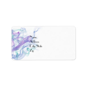 Abstrakter Lila Haze Adressaufkleber