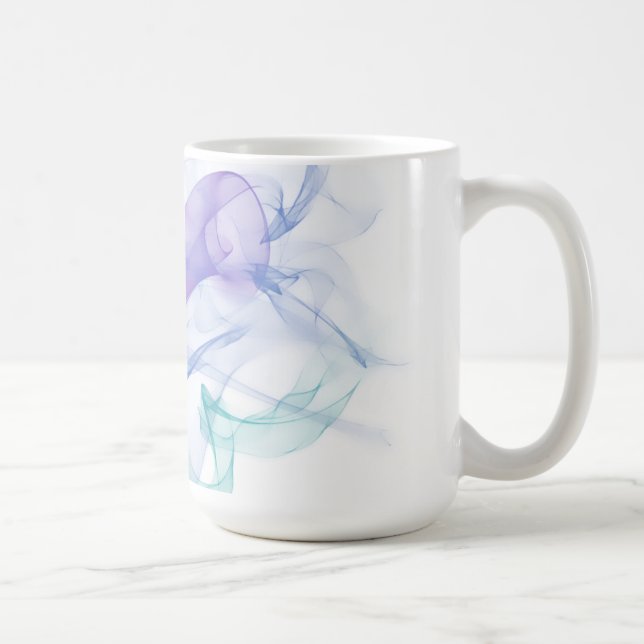 Abstrakter Lila Haze Kaffeetasse (Rechts)