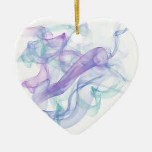 Abstrakter Lila Haze Keramikornament