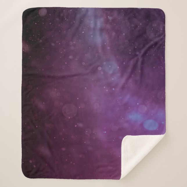 Abstrakter lila MusterHintergrund Sherpadecke (Vorderseite)