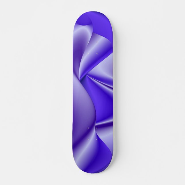 Abstrakter lila Regenbogen Skateboard (Vorne)