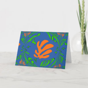 Abstrakter Lilly-Matisse-Stil Karte