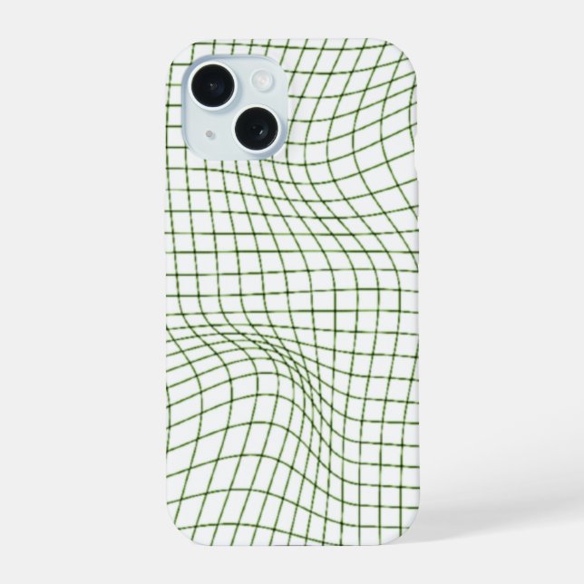 Abstrakter Line-Art-iPhone-15-Case iPhone 15 Hülle (Rückseite)