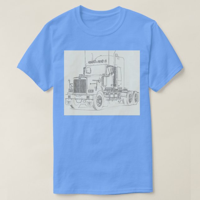 Abstrakter Lkw 15 T-Shirt (Design vorne)