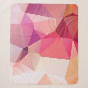 Abstrakter Low-Poly-Hintergrund, Geometrie-Dreieck Sherpadecke