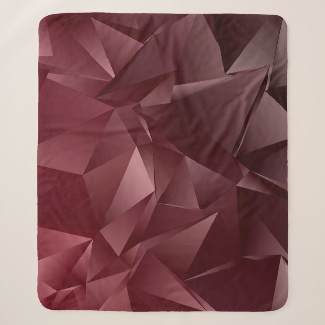 Abstrakter Low-Poly Hintergrund. triangulierte Tex Sherpadecke (Vorderseite)