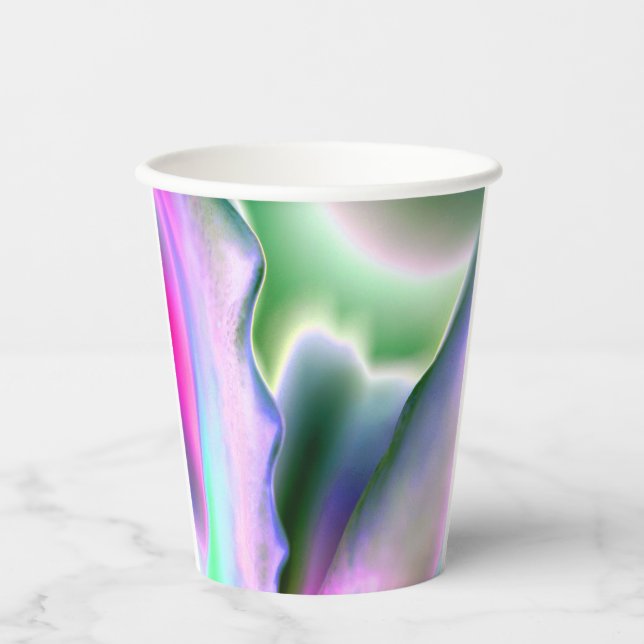 Abstrakter Magic Colors Paper Cup Pappbecher (Vorderseite)