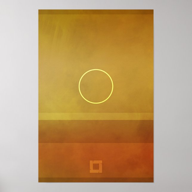 Abstrakter Magnetismus 05 Poster (Vorne)