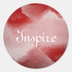 abstrakter Malhintergrund Runder Aufkleber