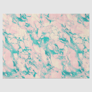 Abstrakter Marmor aus grünem Rosa Seidenpapier