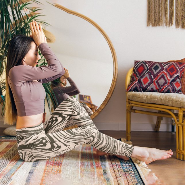 Abstrakter Marmor Capri Leggings (Von Creator hochgeladen)