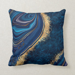 abstrakter Marmor mit Granitmosa Kissen