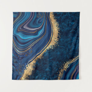 abstrakter Marmor mit Granitmosa Wandteppich
