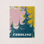 Abstrakter Marmor Modernes Ebru Muster Aquamarin u Puzzle<br><div class="desc">Entspannen Sie sich in den beruhigenden Wirbel dieses aquamarinen und rosa abstrakten Marmorjigsaw-Puzzles, inspiriert durch moderne Ebru-Muster. Es ist der ideale Ort, um sich zu entspannen, sich zu entspannen, sei es an einem ruhigen Nachmittag oder bei einem guten Gespräch mit Familie und Freunden. Dieses Puzzle mit seinen sanften, fließenden Farben...</div>