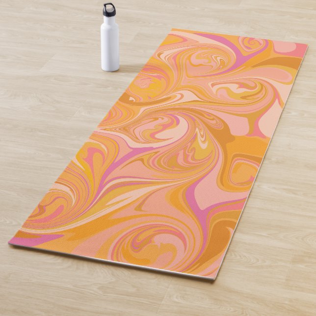 Abstrakter Marmor Swirl Yogamatte (Beispiel)
