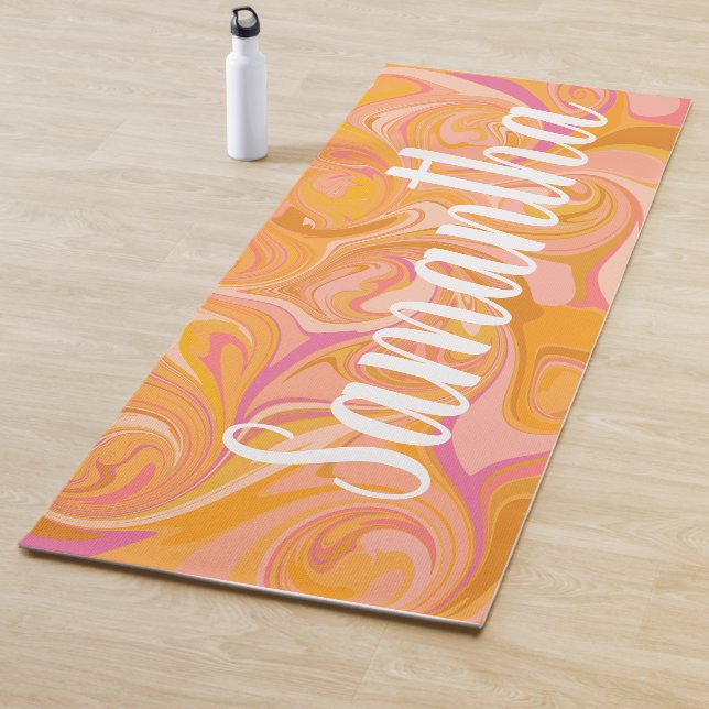 Abstrakter Marmor Swirl Yogamatte (Beispiel)