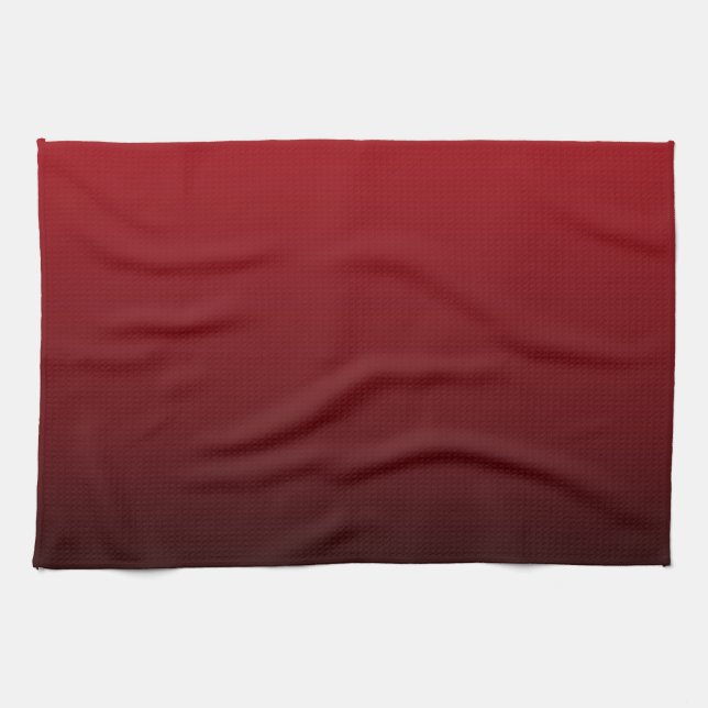abstrakter Marsala-Rotburgunder Geschirrtuch (Horizontal)