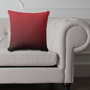 abstrakter Marsala-Rotburgunder Kissen