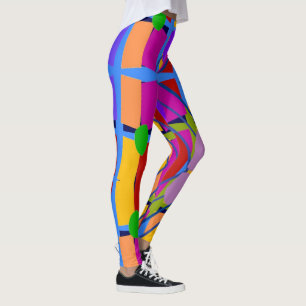 Abstrakter Matisse-Stil Leggings