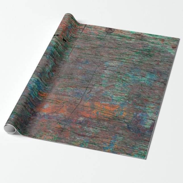 Abstrakter mehrfarbiger Grunge-Hintergrund mit abs Geschenkpapier (Ungerollt)