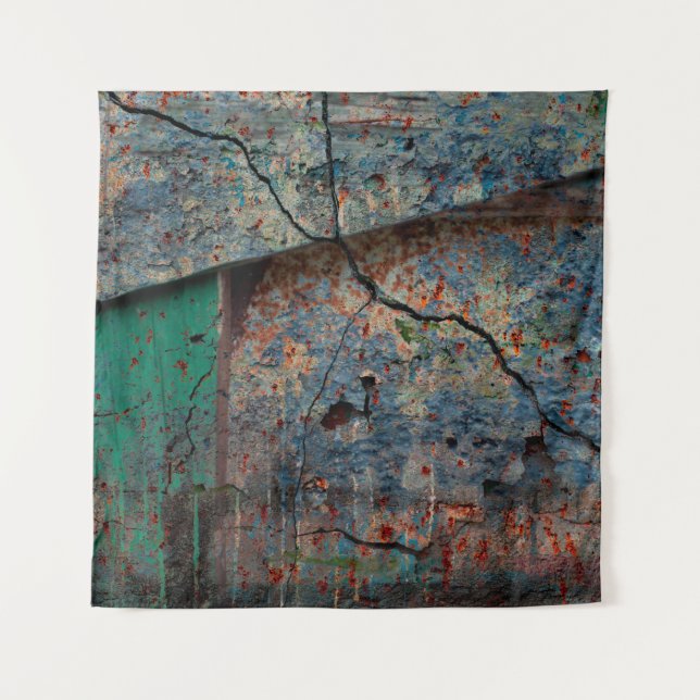 Abstrakter mehrfarbiger Grunge-Hintergrund mit abs Wandteppich (Vorderseite)