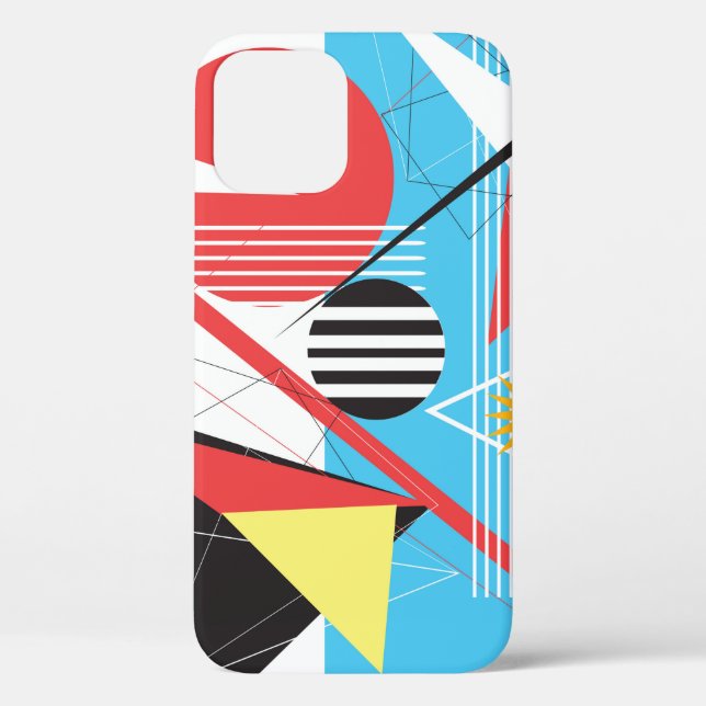 Abstrakter mehrfarbiger Hintergrund des geometrisc Case-Mate iPhone Hülle (Rückseite)