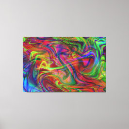 abstrakter mehrfarbiger Rauch Leinwanddruck