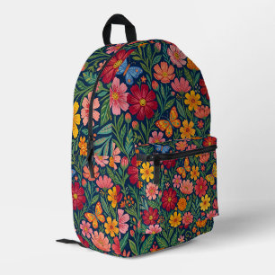 Abstrakter Mexikanischer Cosmos Schmetterlinge Ruc Bedruckter Rucksack