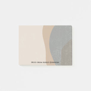 Abstrakter Minimalist-Designer Post-it Klebezettel