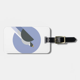 Abstrakter Minimalistischer Bird Gepäckanhänger