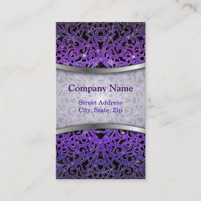 Abstrakter mit Blumenhintergrund der Visitenkarte (Vorderseite)