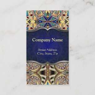 Abstrakter mit Blumenhintergrund der Visitenkarte