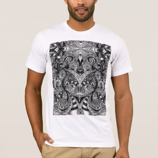 Abstrakter mit Blumenhintergrund des T - Shirt