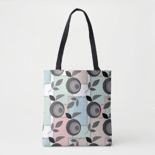 Abstrakter moderner Apfel Frucht-Patchwork geometr