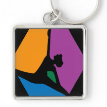 Abstrakter, moderner Black Dancer