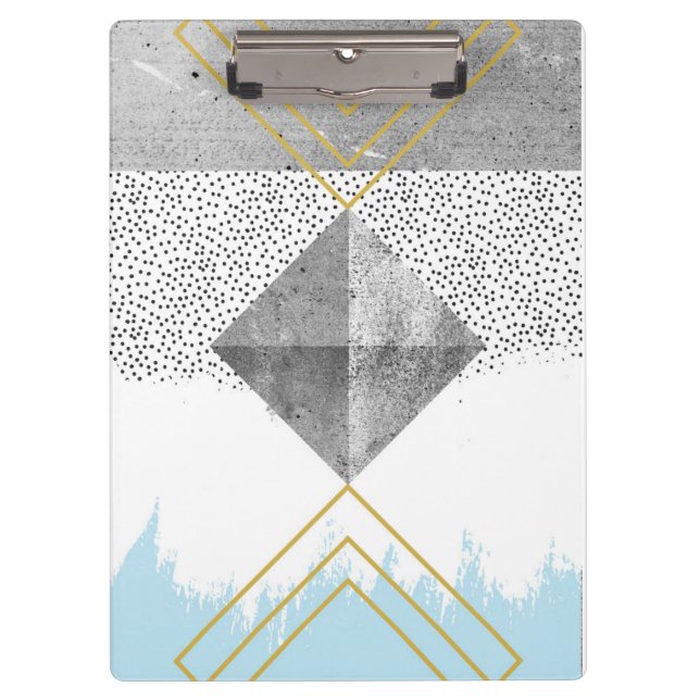 Abstrakter moderner Entwurf Klemmbrett (Vorderseite)