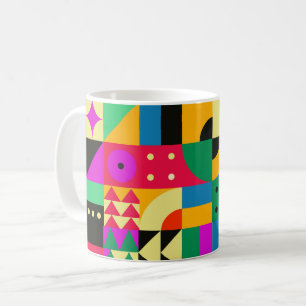 Abstrakter moderner Garten Kaffeetasse