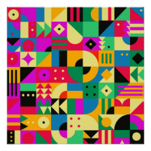 Abstrakter moderner Garten