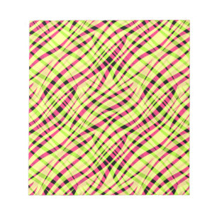 Abstrakter, moderner geometrisch gestreifter Somme Notizblock