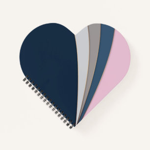 Abstrakter, moderner geometrischer, einfacher Druc Notizbuch