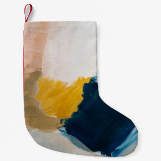 Abstrakter moderner Kunsthintergrund. Grau und  Kleiner Weihnachtsstrumpf