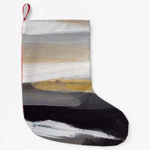 Abstrakter moderner Malhintergrund. Moderne Kunst Kleiner Weihnachtsstrumpf