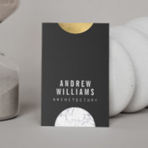 Abstrakter, moderner Marmor, Gold, Dk Gray Designe